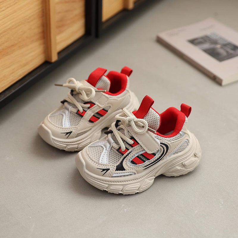 Girls'' Sneakers 2026 New Spring Children''s Shoes Mesh Shoes Spring and Summer Breathable Dad Shoes for Girls and Older Girls - Image 4