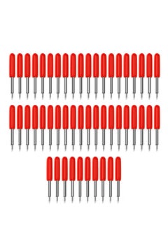 SYOSI Cutting Blades, 50Pcs Cutting Blades for Cricut Explore Air 2/Air 3, 45 Degree Deep Cut Blade is Perfect for Cutting Thick Vinyl Fabrics  - Image 1