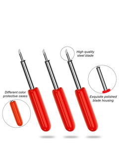 SYOSI Cutting Blades, 50Pcs Cutting Blades for Cricut Explore Air 2/Air 3, 45 Degree Deep Cut Blade is Perfect for Cutting Thick Vinyl Fabrics  - Image 5