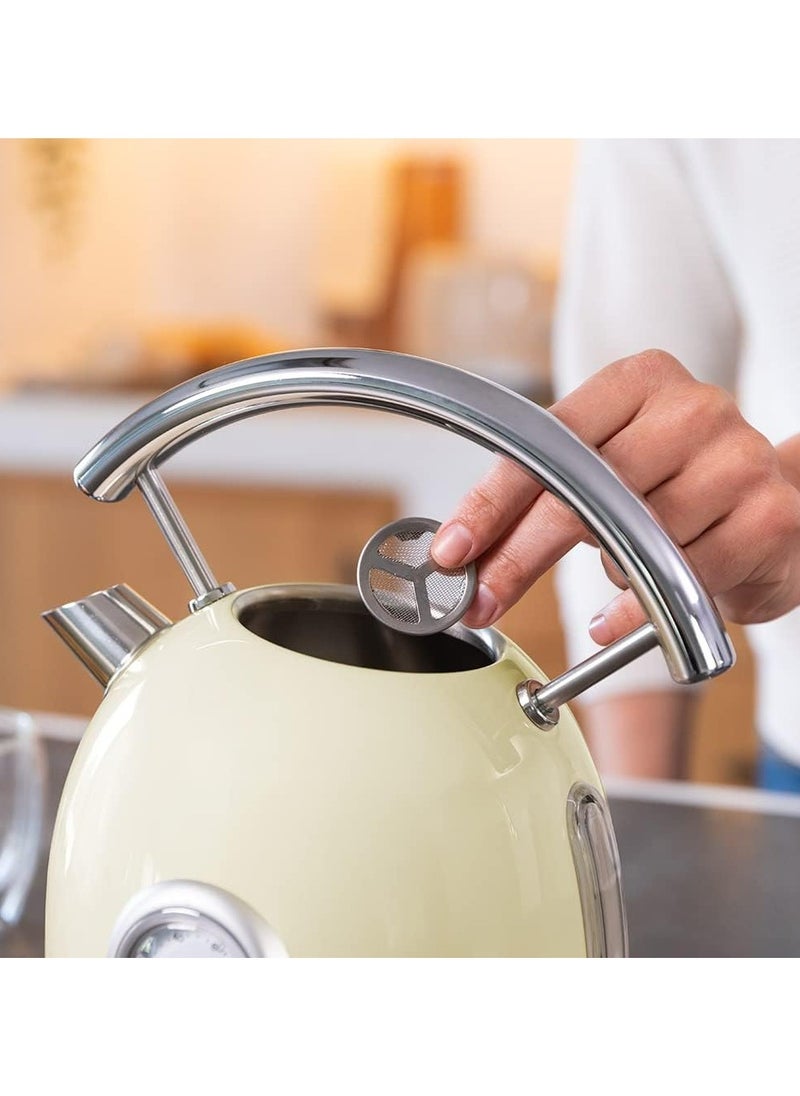 Cecotec - ThermoSense 420 Light Yellow Kettle - 1.8L, 2200W, Temperature Display - Image 1