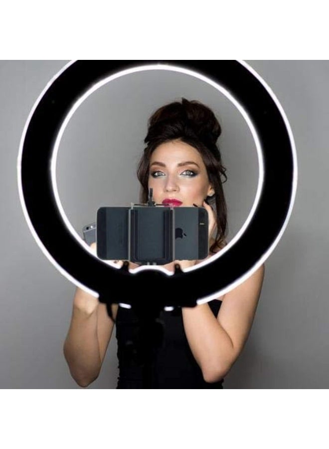 DRL-18RGB 18-Inch LED Ring Light (46 cm) with Built-in Inverter for Energy Saving – Original High-Quality Materials – Perfect for YouTube, Photography, Live Streaming, Makeup & Vlogging – Compatible with iPhone & Android  - Image 2
