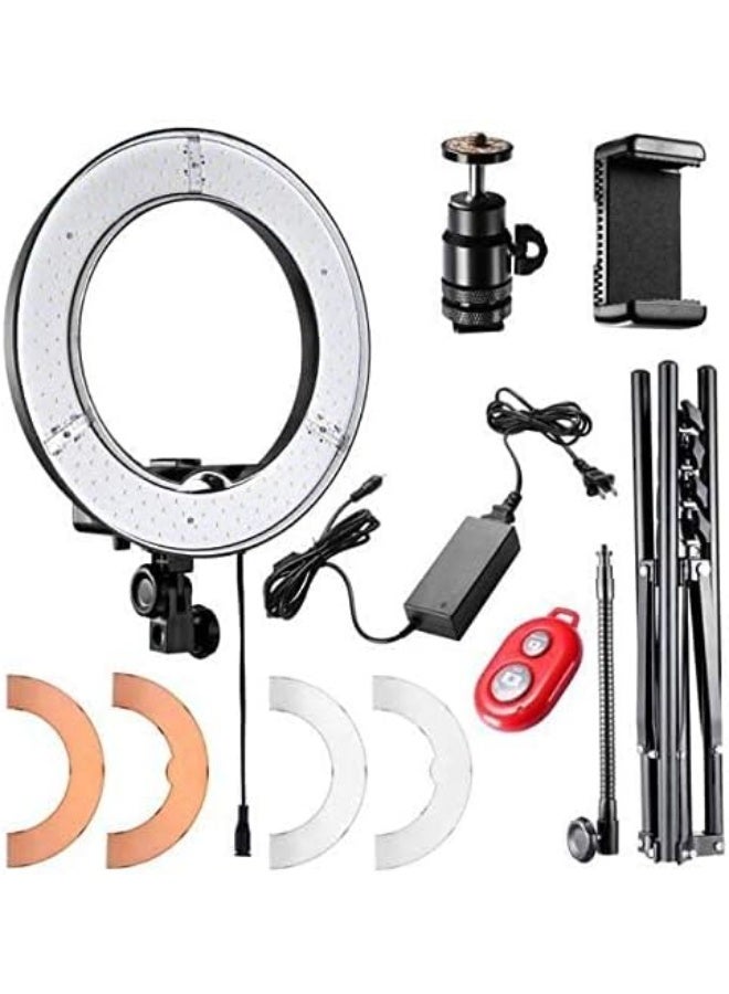 DRL-18RGB 18-Inch LED Ring Light (46 cm) with Built-in Inverter for Energy Saving – Original High-Quality Materials – Perfect for YouTube, Photography, Live Streaming, Makeup & Vlogging – Compatible with iPhone & Android  - Image 3