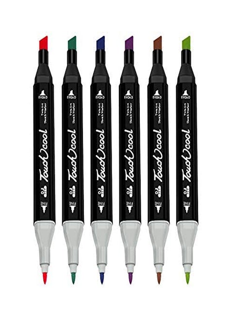 80-Color Dual-Tip Alcohol Markers - Chisel & Fine Tips for Sketching & Coloring