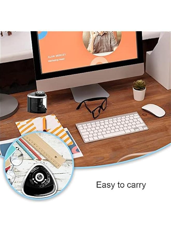 مبراة أقلام رصاص كهربائية بمحرك قوي خالٍ من المماطلة تعمل بالبطارية مبراة أقلام رصاص كهربائية محمولة تعمل بالبطارية لمبراة أقلام رصاص تعمل بالبطارية للمدرسة والمكتب والمكتب - Image 5