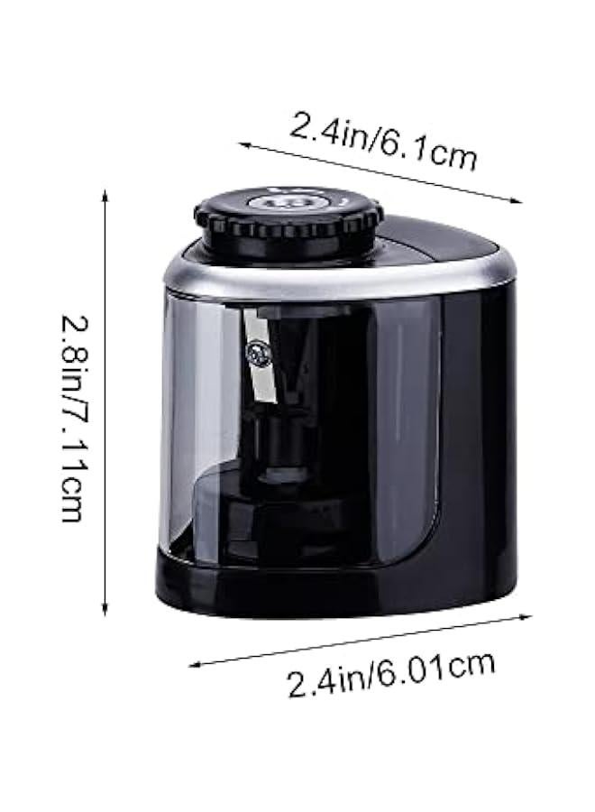 مبراة أقلام رصاص كهربائية بمحرك قوي خالٍ من المماطلة تعمل بالبطارية مبراة أقلام رصاص كهربائية محمولة تعمل بالبطارية لمبراة أقلام رصاص تعمل بالبطارية للمدرسة والمكتب والمكتب - Image 2