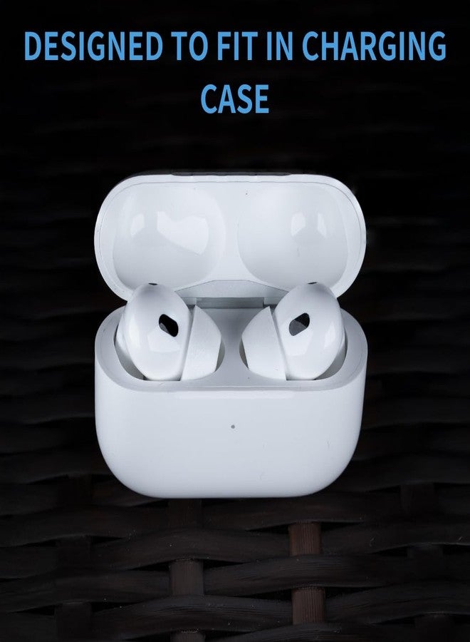 Comply TrueGrip MAX | Premium Memory Foam Replacement Earbud Tips for Apple AirPods Pro 1 & 2 | Long Lasting Comfort, Extreme Durability, Secure Fit, Superior Noise Isolation| White (Medium) (1 Pair) - Image 4