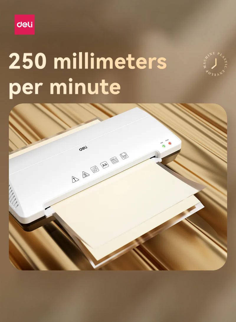 ديلي ماكينة تغليف حراري T102 مقاس A4، تغليف ساخن وبارد، سماكة 70–125 ميكرون، تسخين سريع خلال 5 دقائق - Image 2