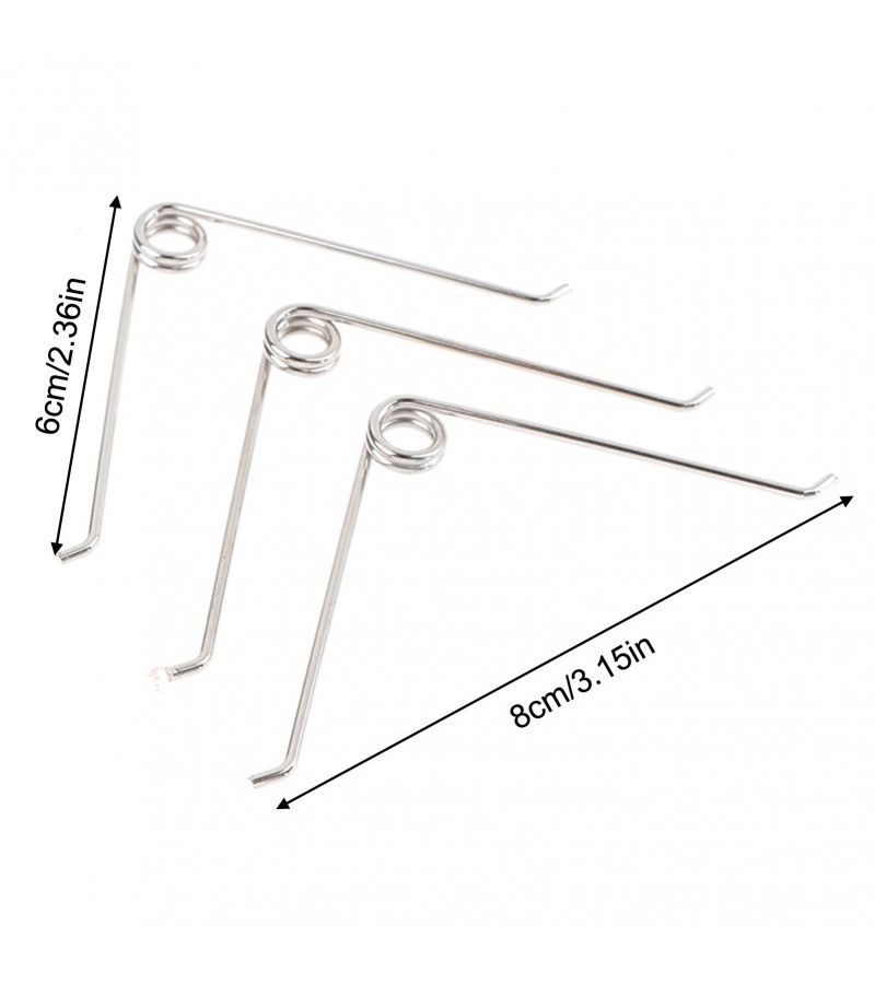 Metal V Shape Replacement Spring 10pcs For Garden Shears Tool Maintenance - Image 3