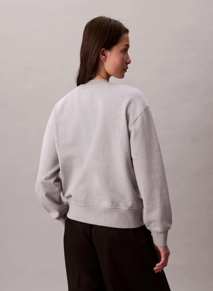 CALVIN KLEIN Logo Crew Neck Sweatshirt