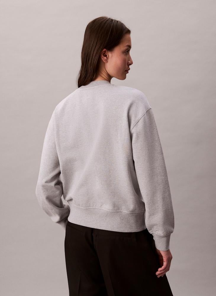 CALVIN KLEIN Logo Crew Neck Sweatshirt - Image 2