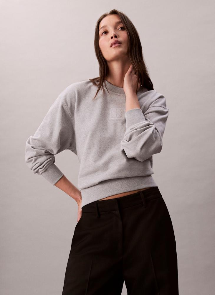 CALVIN KLEIN Logo Crew Neck Sweatshirt - Image 3