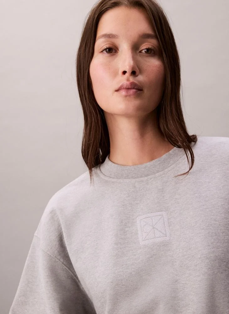 CALVIN KLEIN Logo Crew Neck Sweatshirt
