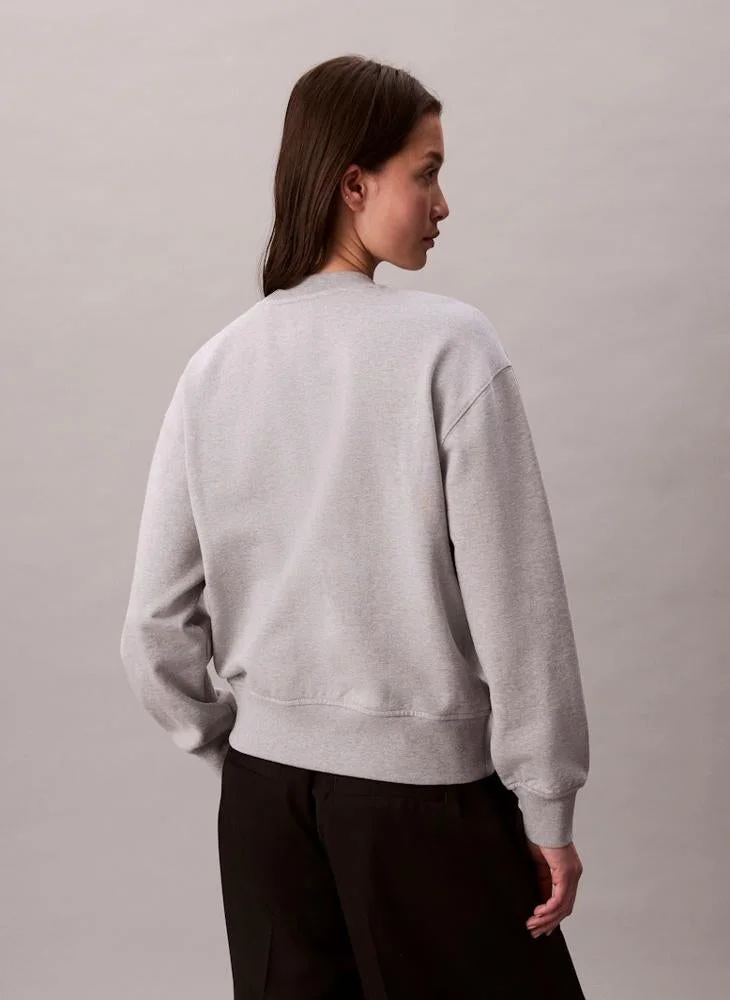 CALVIN KLEIN Logo Crew Neck Sweatshirt