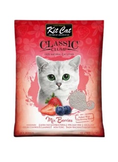 Kit Cat Classic sand cat for cats with the smell of strawberries and mixed berries 10 liters  - Image 1