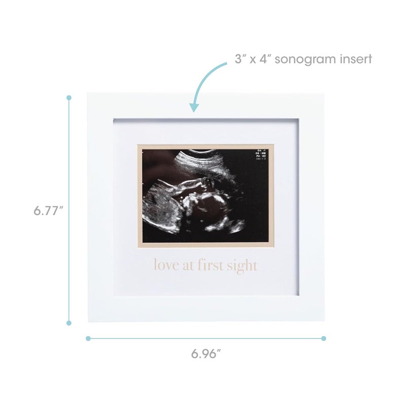 pearhead Love At First Sight Sonogram Frame, Ultrasound Picture Frame, Pregnancy Announcement Photo Frame, Baby Keepsake Gift For Expecting Parents - Image 3