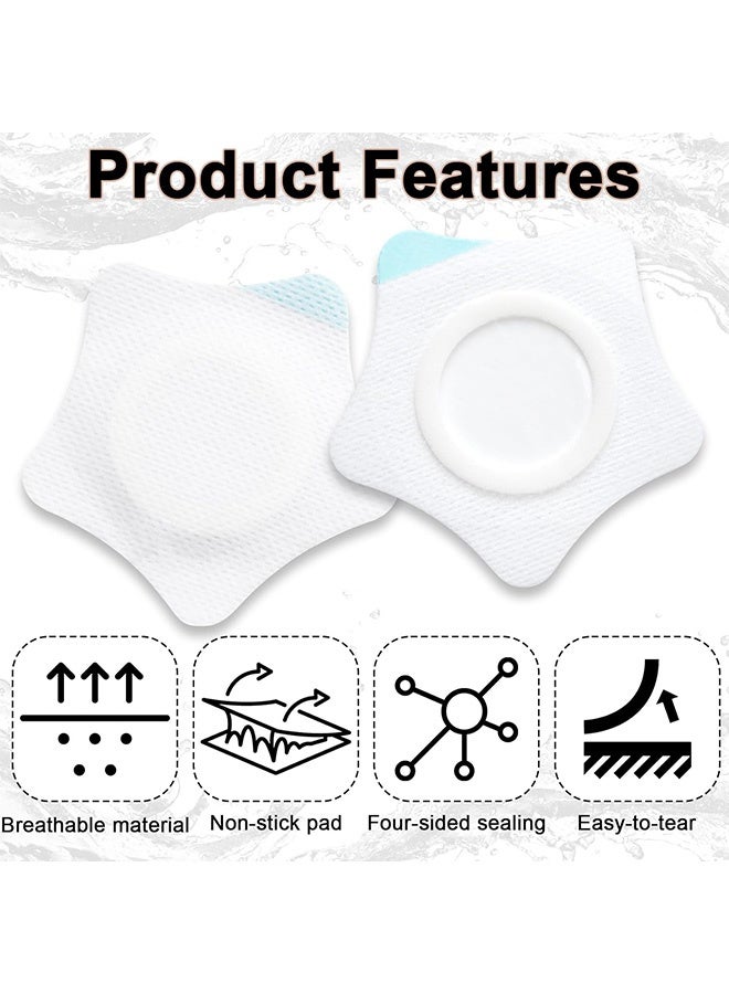 Generic 30 Pcs Castor Oil Pack Wrap, Star Shape Castor Oil Patches, Self-Adhesive Castor Oil Compress Wrap Pads - Image 2