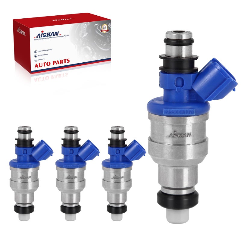 AISHAN 4PCS Fuel Injectors 1 Hole Compatible with Ford Probe 19901992 for Mazda Miata 19901993 MX3 19941995 MX6 626 1990 1991 1992 Replace 1955001970 - Image 2