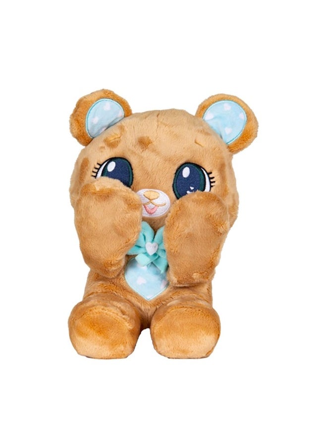 IMC - Peekapets Brown Bear Interactive Plush Toy (30 Cm) - Image 1