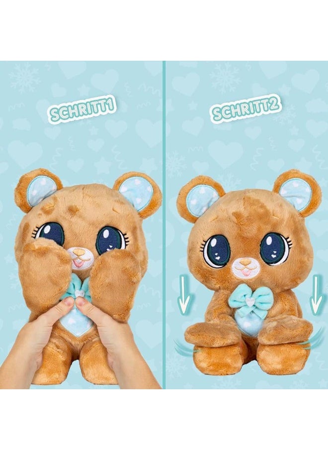 IMC - Peekapets Brown Bear Interactive Plush Toy (30 Cm) - Image 1