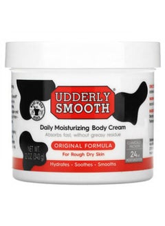 Udderly Smooth Udderly Smooth, Daily Moisturizing Body Cream, Original Formula, 12 oz (340 g) 