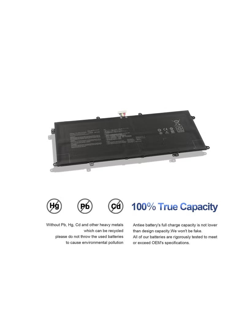 15.48V 67Wh/4-cells C41N1904 C41N1904-1 Laptop battery compatible for Asus Zenbook Flip 13 UX363EA UX363JA - Image 2