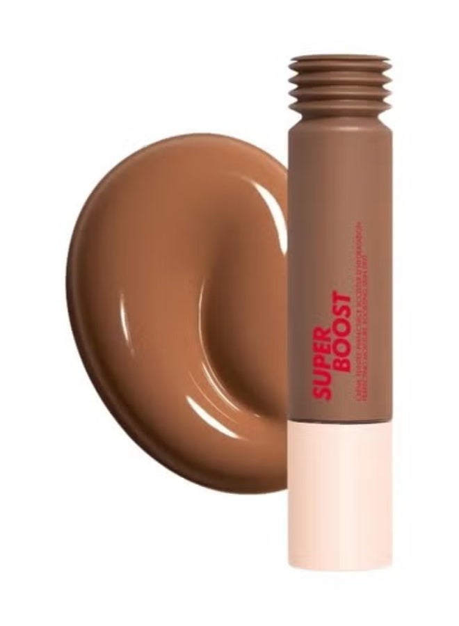 MAKE UP FOR EVER Super Boost Lightweight Moisturizing Skin Tint 30ml – Shade 13 - for Deep Skin with Neutral Golden Undertones – Infused with Hyaluronic & Polyglutamic Acids - Image 1