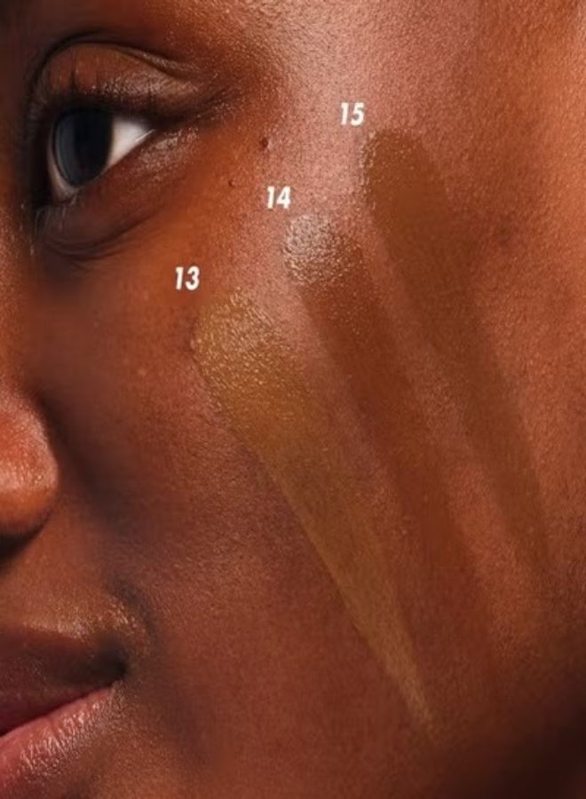 MAKE UP FOR EVER Super Boost Lightweight Moisturizing Skin Tint 30ml – Shade 13 - for Deep Skin with Neutral Golden Undertones – Infused with Hyaluronic & Polyglutamic Acids - Image 3