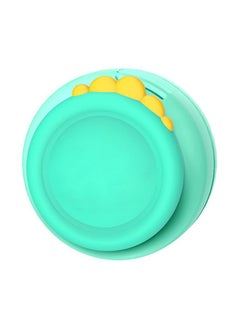Thoraya Children Neck Fan Cartoon 3 Speed Mode Quiet Operation Bladeless Neck Hanging Fan for Travel Outdoor Camping Green Dinosaur Style  - Image 1