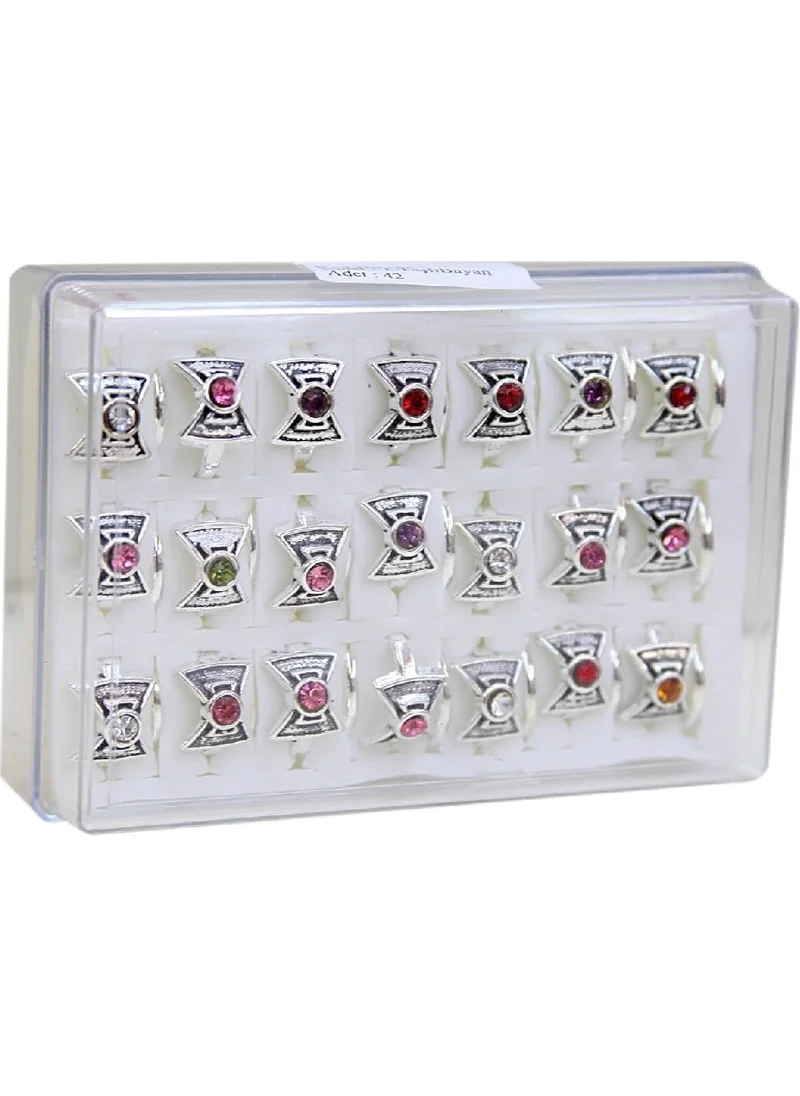 İhvan Online Women's Ring with Bow 42'LI-6125