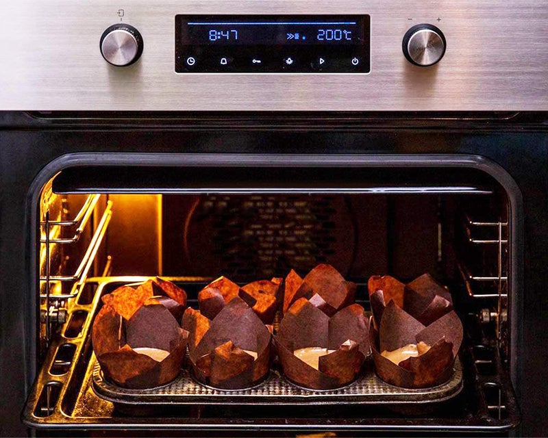 XP-ART 300PCS Tulip Cupcake Liners Medium Baking Cups Muffin Wrappers Perfect for Birthday Parties, Weddings, Baby Showers, Bakeries, Catering, Restaurants Standard Size (Brown) - Image 5