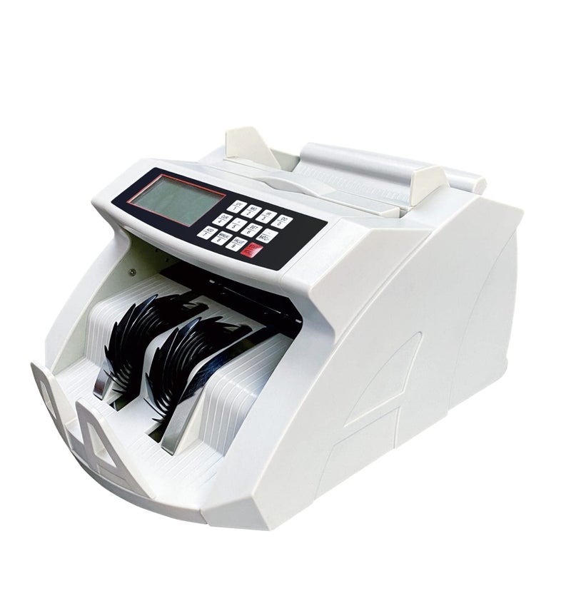 GOBBLER Business-Grade Note Counting Machine with Fake Note Detection & Large LCD Display, Counts All Old & New Notes, Heavy Duty Cash Counter Designed for Indian Currency (Grey - GB-5388-MG) - Image 1