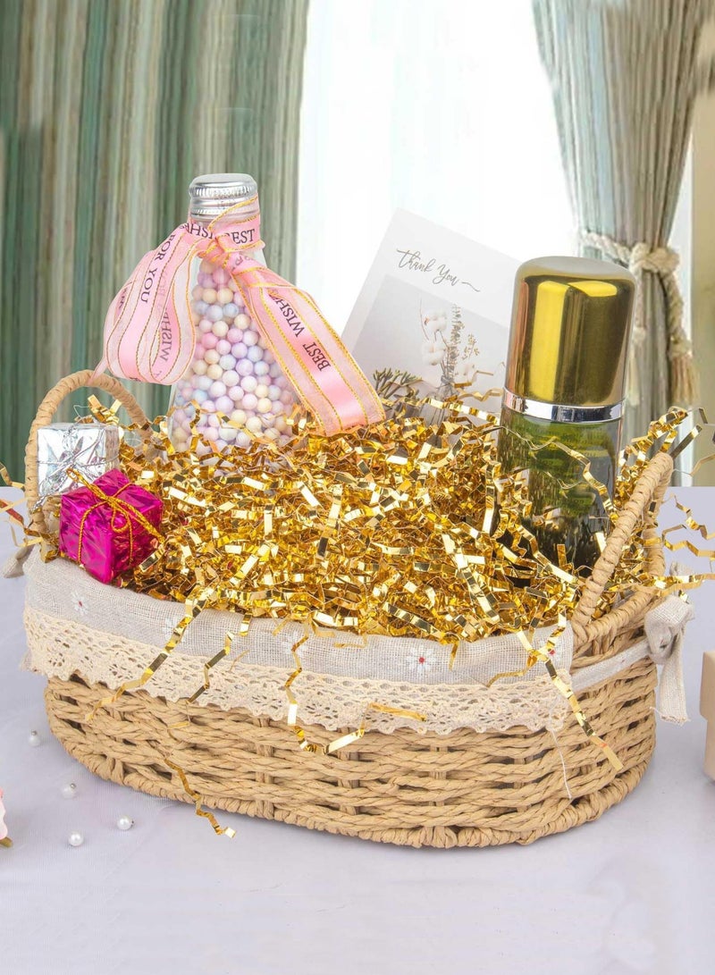 إي كوميرس باج ورق ذهبي معدني ممزق 150 جرام لتغليف الهدايا، وحشو علب الهدايا المزخرفة - Image 5