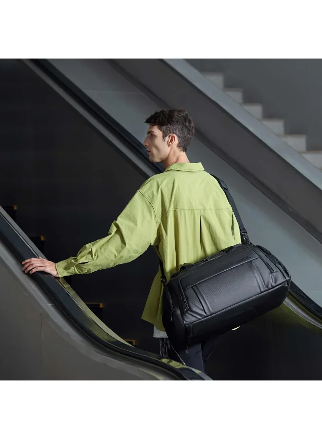أركتيك هانتر Premium 29L Gym Bag Water Resistant Duffel Bag with Shoe Compartment and Detachable Shoulder Straps for Men and Women, LXB00932, Black