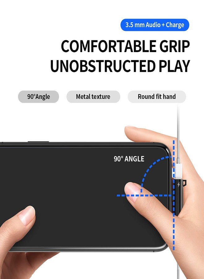 zoyuzan Headphone Adapter Lightning to 3.5mm AUX Audio Jack and Charging Dongle Earphone Headset Splitter Compatible with iPhone 11 12 13 Mini pro max xs xr x 7 8 Ipad Air para Y Cable Cord Converter Earbud - Image 3