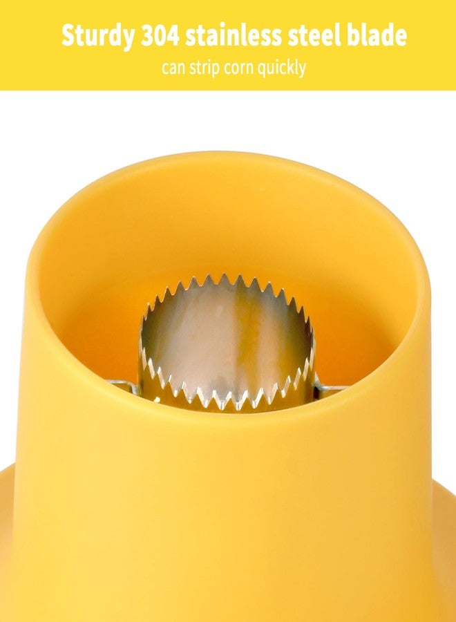 LIIGEMI Corn Cob Strippe,Corn Peeler for Corn on the Cob,Corn Kernel Remover Tool with Anti Slip Cover,Corn Cutter Easy to Use - Image 4