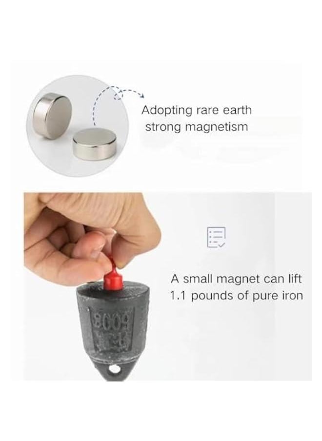 Generic Large Push Pin Strong Magnets for Whiteboard, 10 Colorful Decorative Neodymium Fridge Magnet, Small Cute Refrigerator Magnets, for Office Classroom Home Map Kitchen School Dry Erase Board (M)  - Image 4
