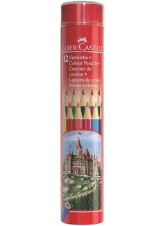 Color Pencils Round Tin Of 12 115826