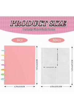 SYOSI Kpop Photocard Binder 3 Inch Photocard Holder Book Sleeves with 30Pcs Inner Pages A5 Idol Business Card Collect 2×3 Polaroid Photo Album  - Image 5