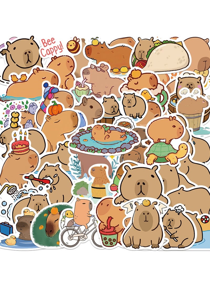 50 Pcs Minimalist Korean Stickers, Laptop Ledger, Water Cup, Ipad Phone Case Decoration, Waterproof Sticker - Image 1