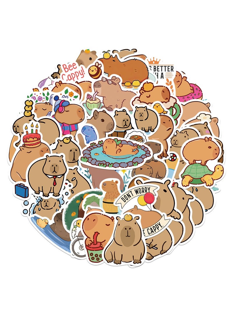 50 Pcs Minimalist Korean Stickers, Laptop Ledger, Water Cup, Ipad Phone Case Decoration, Waterproof Sticker - Image 2
