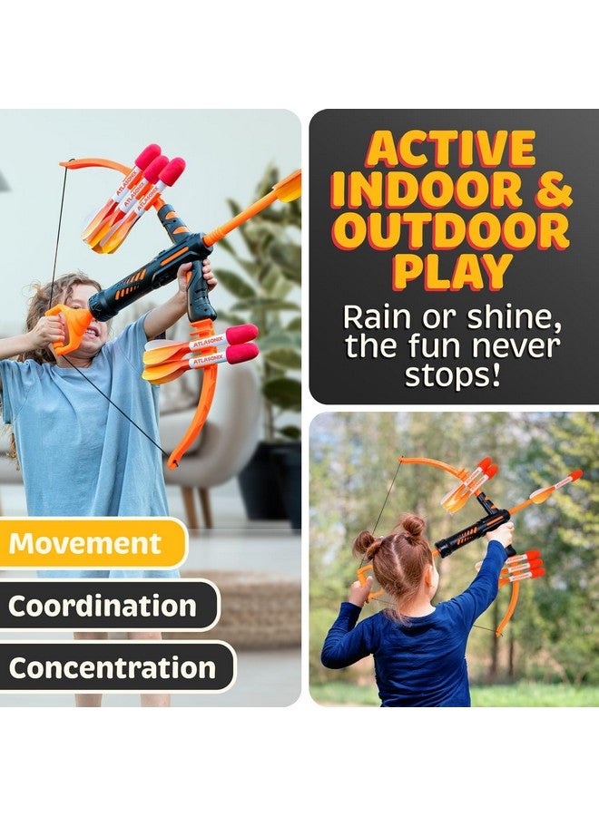Atlasonix Bow and Arrow Outdoor Archery Shooting Toy for Boys and Girls Ages 4-12, Safe Foam Crossbow Set for Kids 6-12, Fun Outdoor Games for Boys Age 8-12 Birthday, Beginner Archery Kit - Image 4