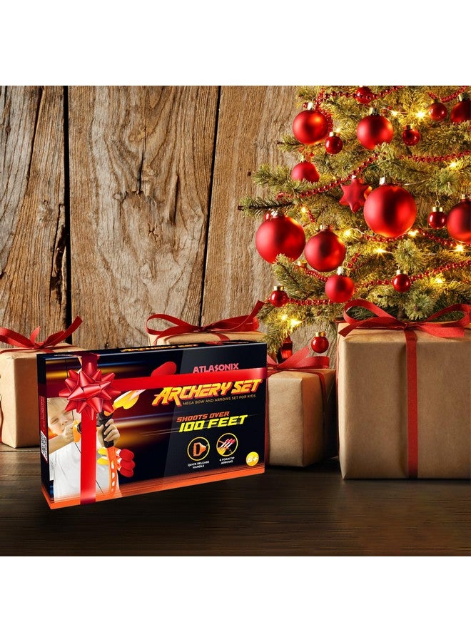 Atlasonix Bow and Arrow Outdoor Archery Shooting Toy for Boys and Girls Ages 4-12, Safe Foam Crossbow Set for Kids 6-12, Fun Outdoor Games for Boys Age 8-12 Birthday, Beginner Archery Kit - Image 2