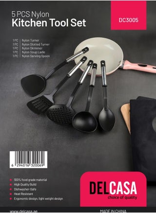 Delcasa 5-Piece Nylon Kitchen Tools Set- DC3005 - pzsku/Z124EA1B107C0E77699A4Z/45/1747116942/4f6f26ed-926a-4ba9-ad3b-5be6782b590e