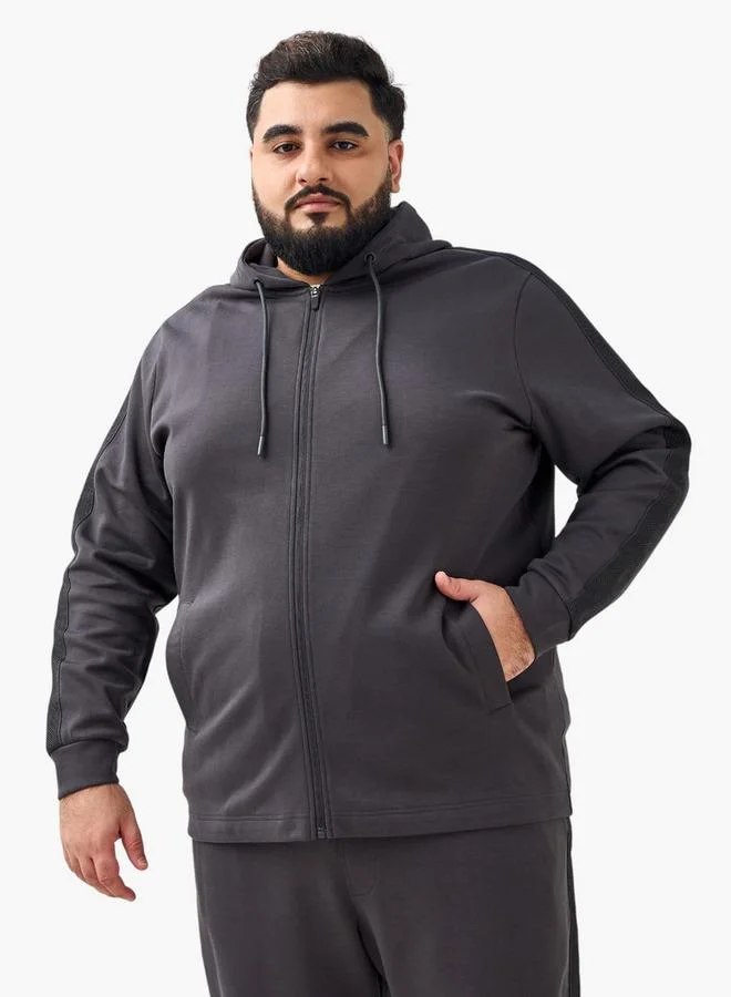 Maxim Men Zip-Through Hooded Sweatshirt