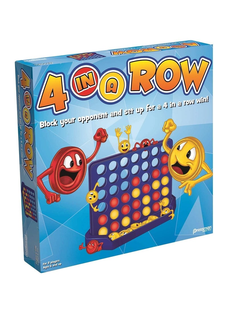 Pressman GAMES VISION 4 in A Row - The Head to Head Game of Strategy  - Image 1