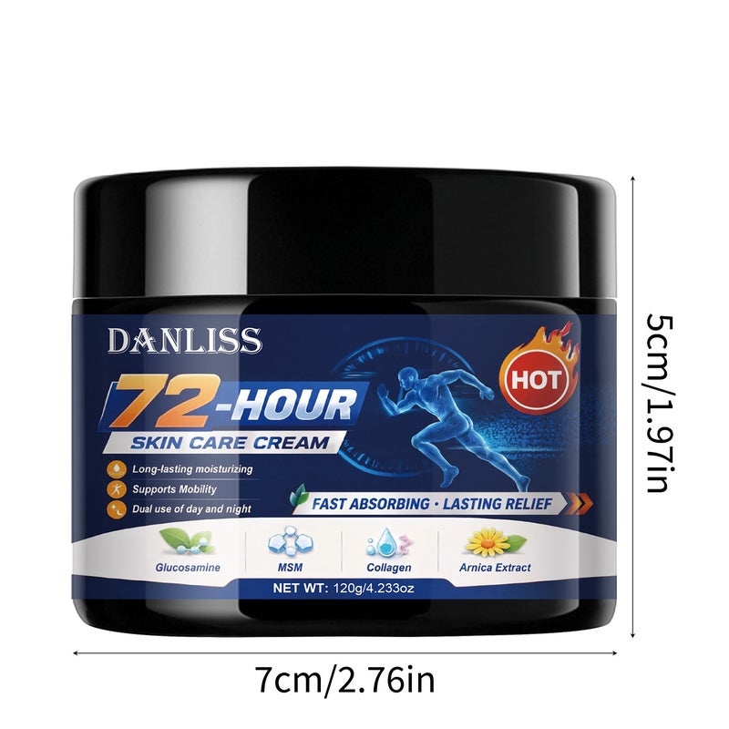 Danliss Warming and Soothing Joint Care Cream 120g (Glucosamine, MSM, Collagen, Arnica) Warming and Soothing - Image 5