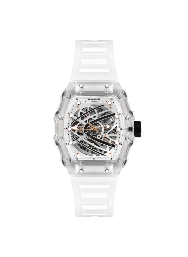 لي كوبر Lee Cooper Men 's Silver Dial Automatic  watch - LC07980.333