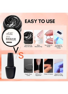 Solid Nail Glue Gel For Press On Nails Acrylic Fake Nails 3D PVC Candy Soft Polish For Nail Strengthening DIY Nail Art Home Salon Use - pzsku/Z124EE129FFF32763BC42Z/45/_/1709357789/0d9faacf-9bc8-4d99-b099-2a4c38a7e9c1