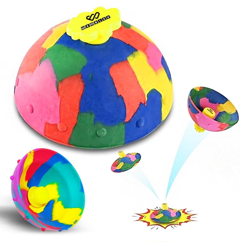 Wembley Return Gifts for Birthday Jumping Ball for Kids Adult Boys Girl Bouncing Ball Toys 6 Pcs Colorful Crazy Ball Indoor Play Item Rubber Pop Bowl - Image 1