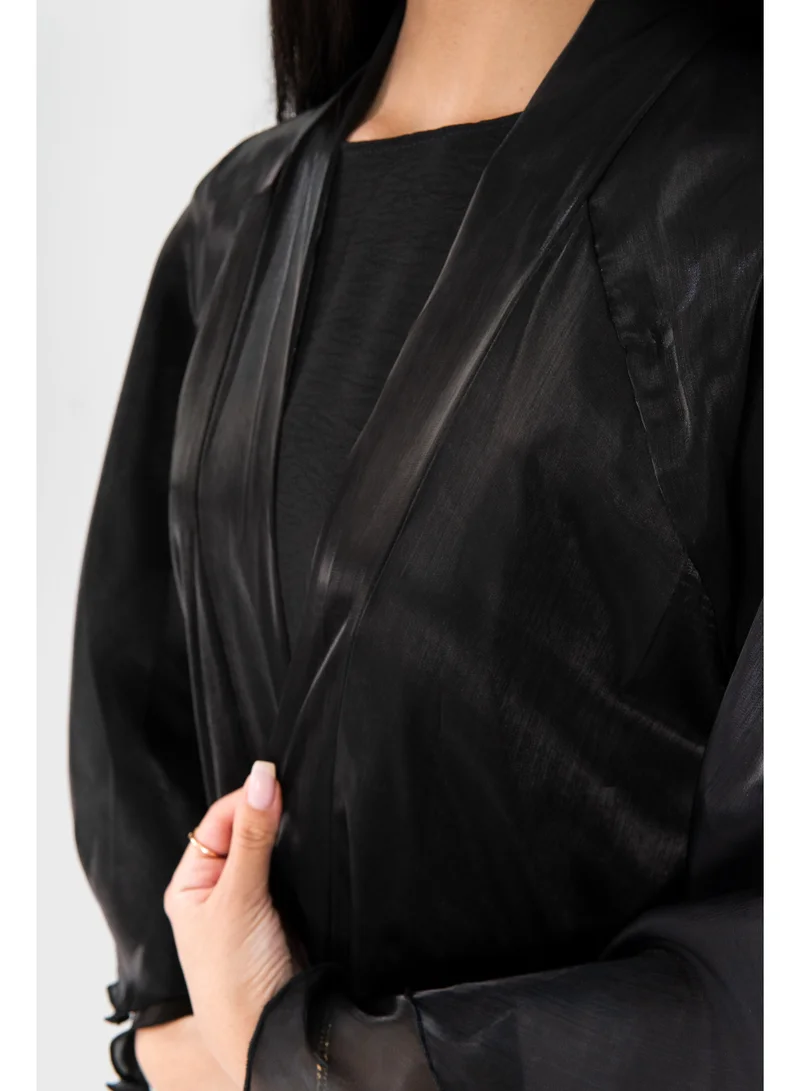 Ophelia  Dreamy Abaya for Women – Elegant Midnight Full-Length Modest Abaya with Long Sleeves for Women | Best Price UAE